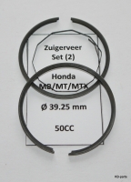 1101740 Zuigerveerset (2)  39.25x1.5B Honda MB/MT/MTX