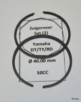 1101811 Zuigerveerset (2)  40.00x1.2B Yamaha RD/DT/TY