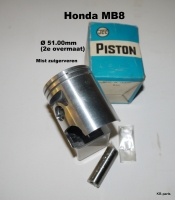 1151361 Zuiger Honda MB8 51.00 mm JCC (overmaat)