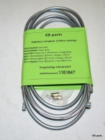 1161647 Kabelset rem-koppeling teflon coating 170-225cm zilvergrijs