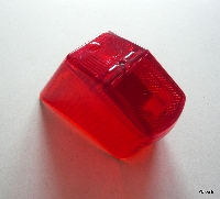 1080188 Achterlichtglas P-600 Zundapp (geheel rood)