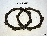 1061670 Koppelingplaat (set a 2) alu/bekleed Honda MB/MT/MTX